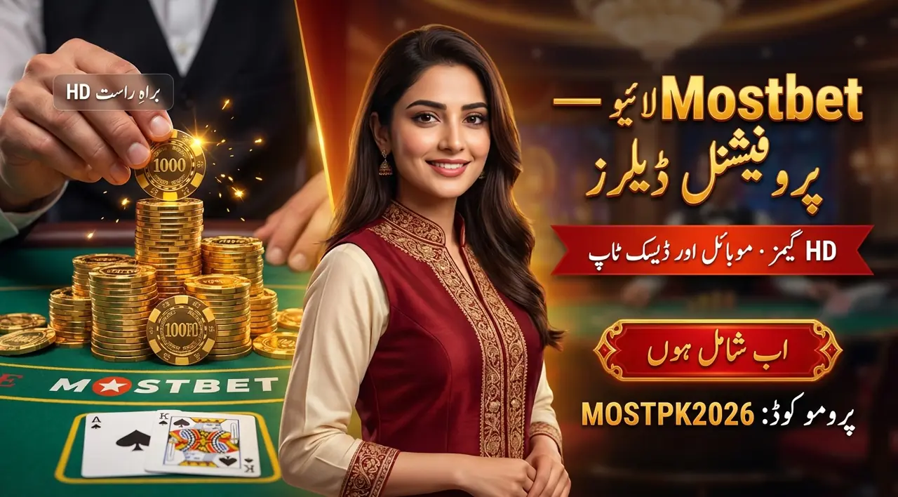 Mostbet لائیو کیسینو: کیا کیا دستیاب ہے