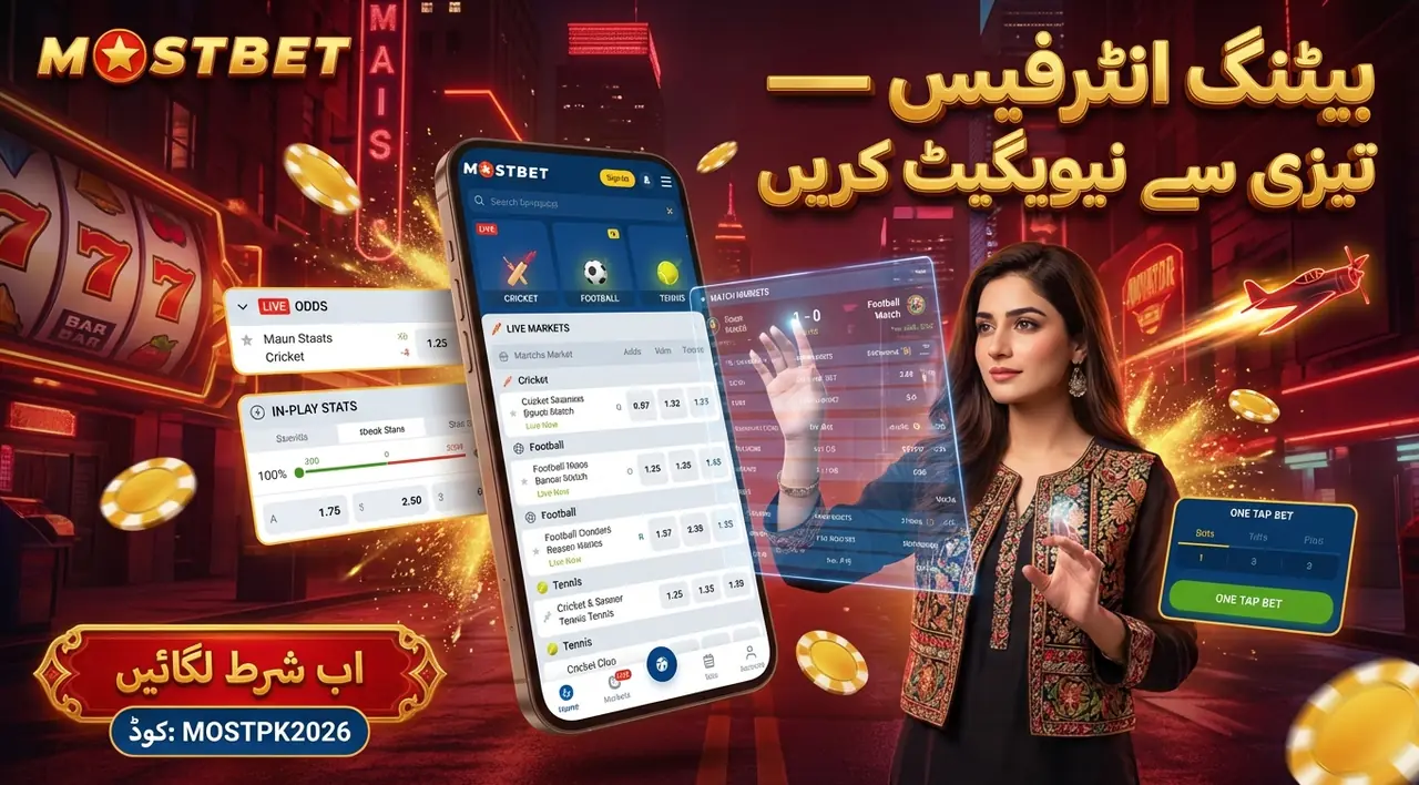 اسپورٹس بیٹنگ: انٹرفیس اور خصوصیات