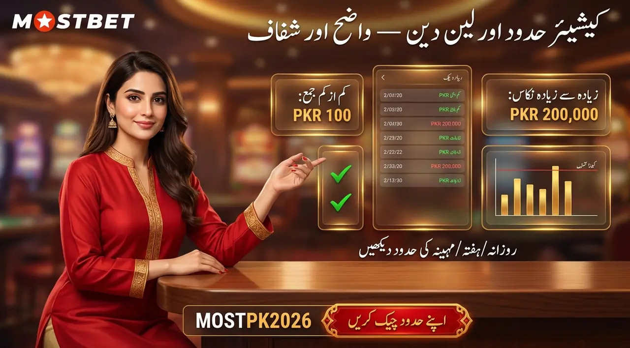 کیشیئر سیکشن میں آپ یہ کر سکتے ہیں