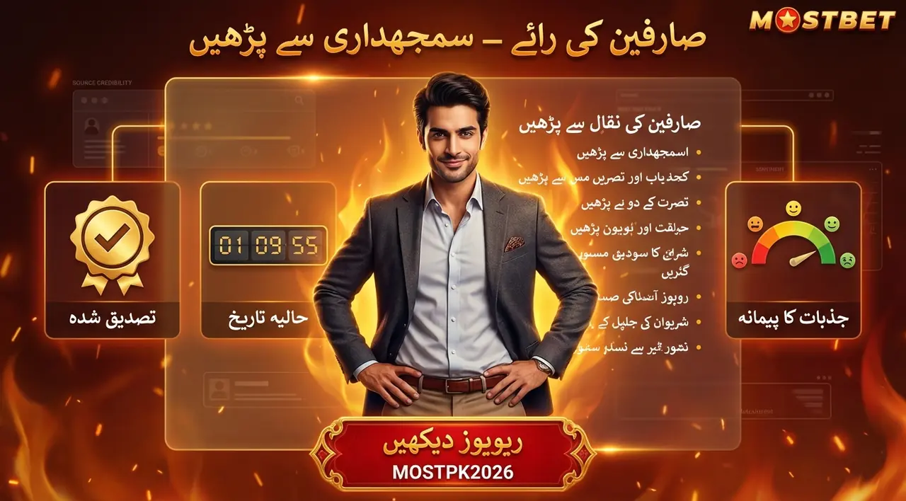 صارفین کی رائے: Mostbet ریویوز کو کیسے سمجھیں